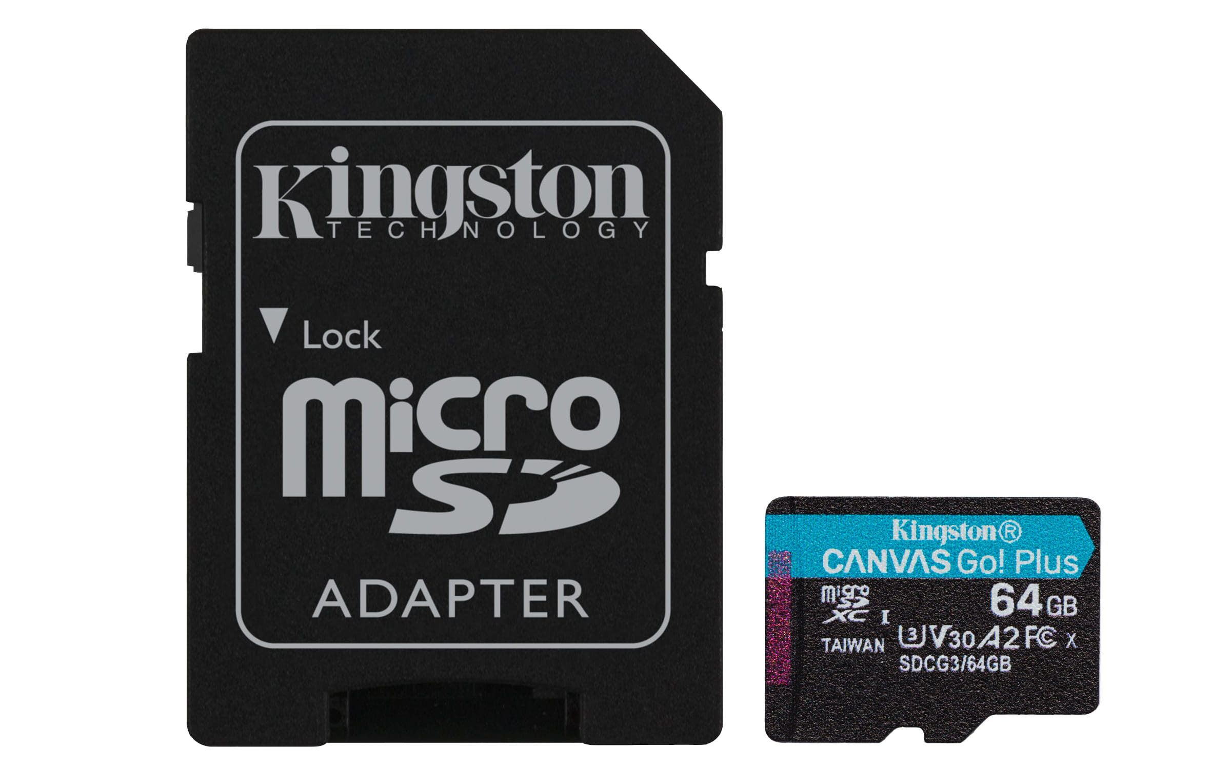 Kingston Canvas Go! Plus Memory Card 64 GB MicroSD Class 10 UHS-I