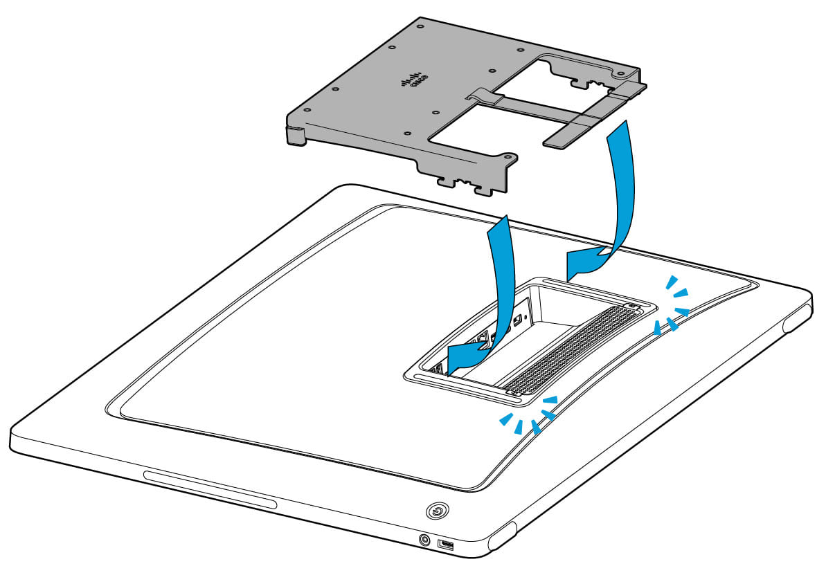 Cisco VESA Adapter and Wall Mount Kit