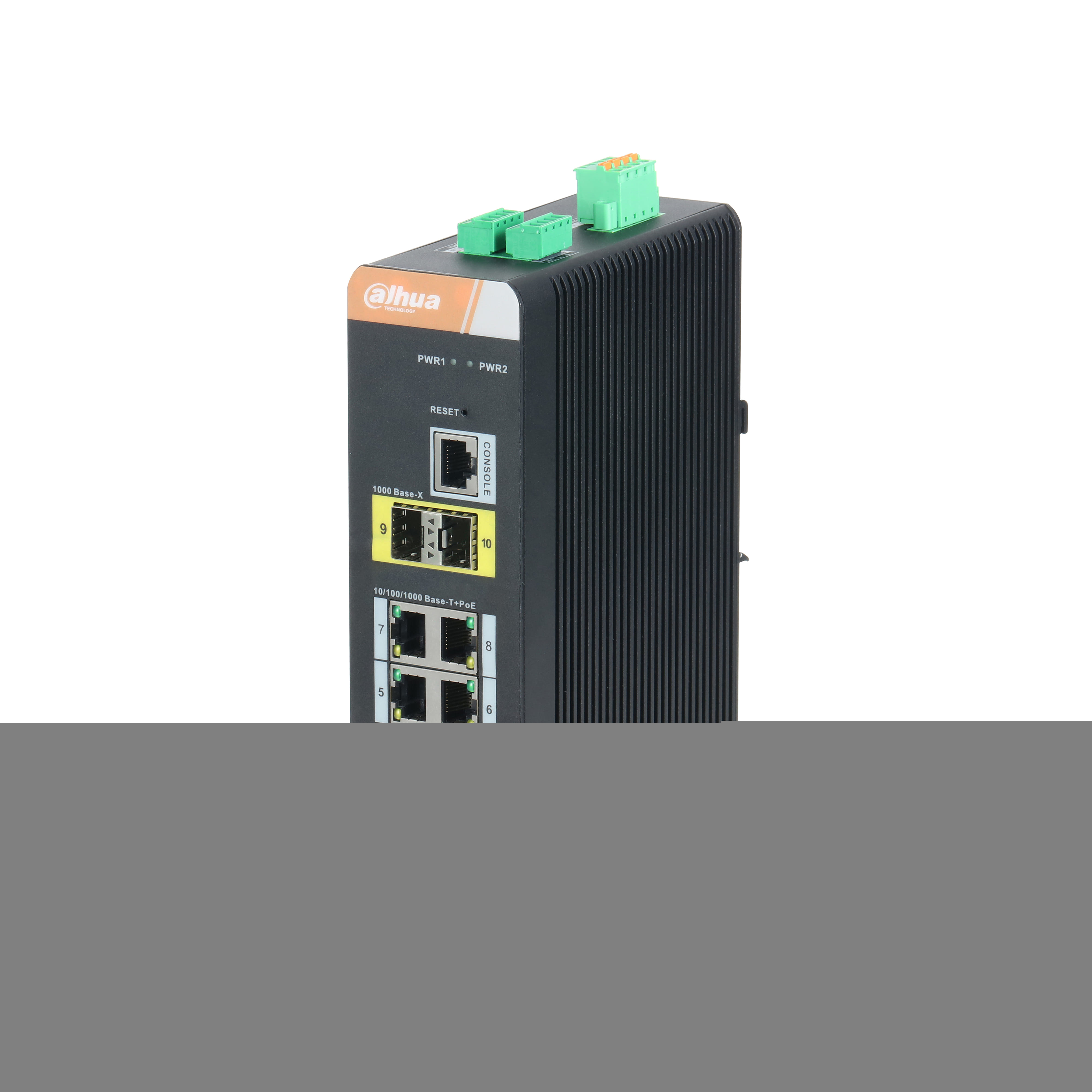 Dahua 10-Port Gigabit With 8-Port PoE Managed Industrial Switch