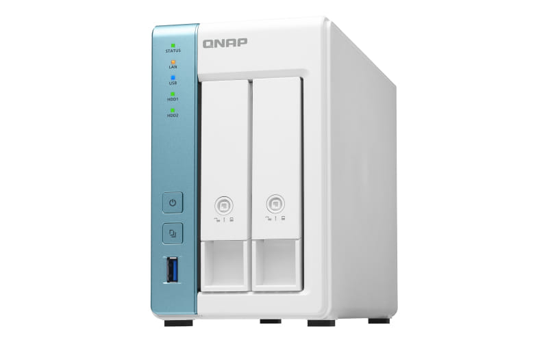 QNAP 2-Bay 1GB RAM NAS