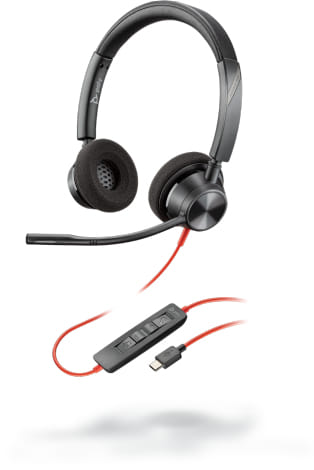 Plantronics Blackwire 3320-M Stereo USB-C Corded Headset