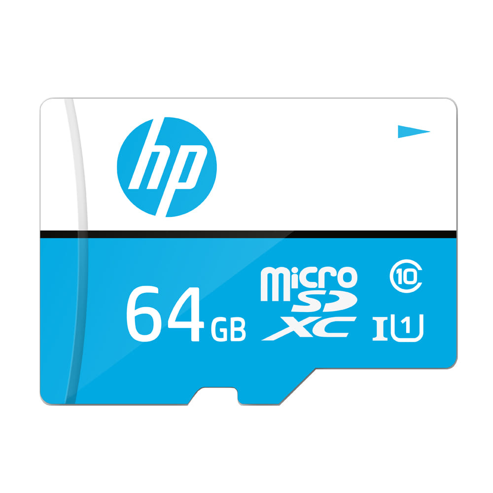 HP 64GB U1 MicroSDXC UHS-I Class 10 Memory Card 