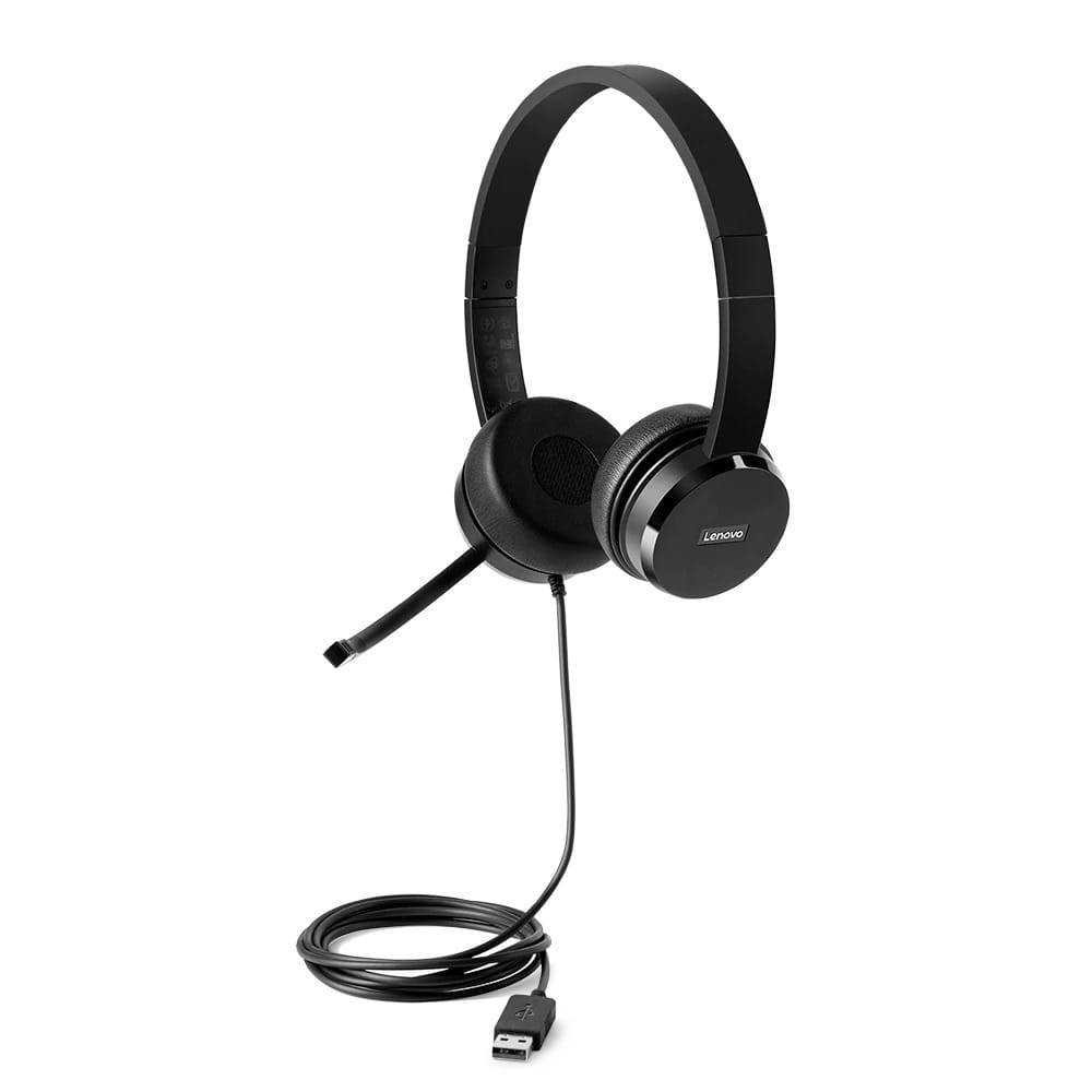 Lenovo HeadPhones/Headset Head-band Black