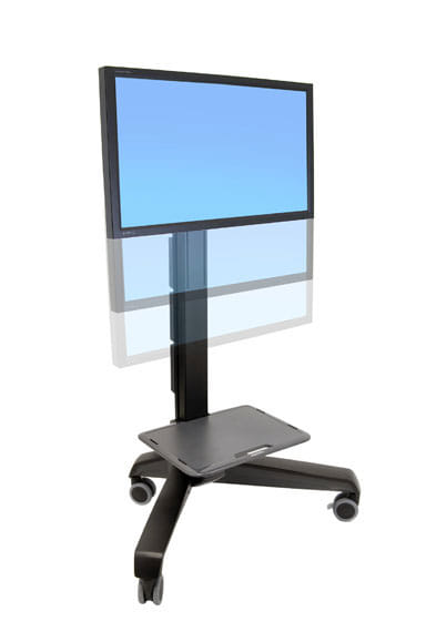 Ergotron Neo-Flex Mobile MediaCenter LD Black Flat panel Multimedia Cart