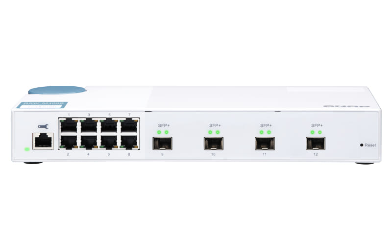 QNAP QSW-M408S Network Switch Managed L2 Gigabit Ethernet (10/100/1000) White