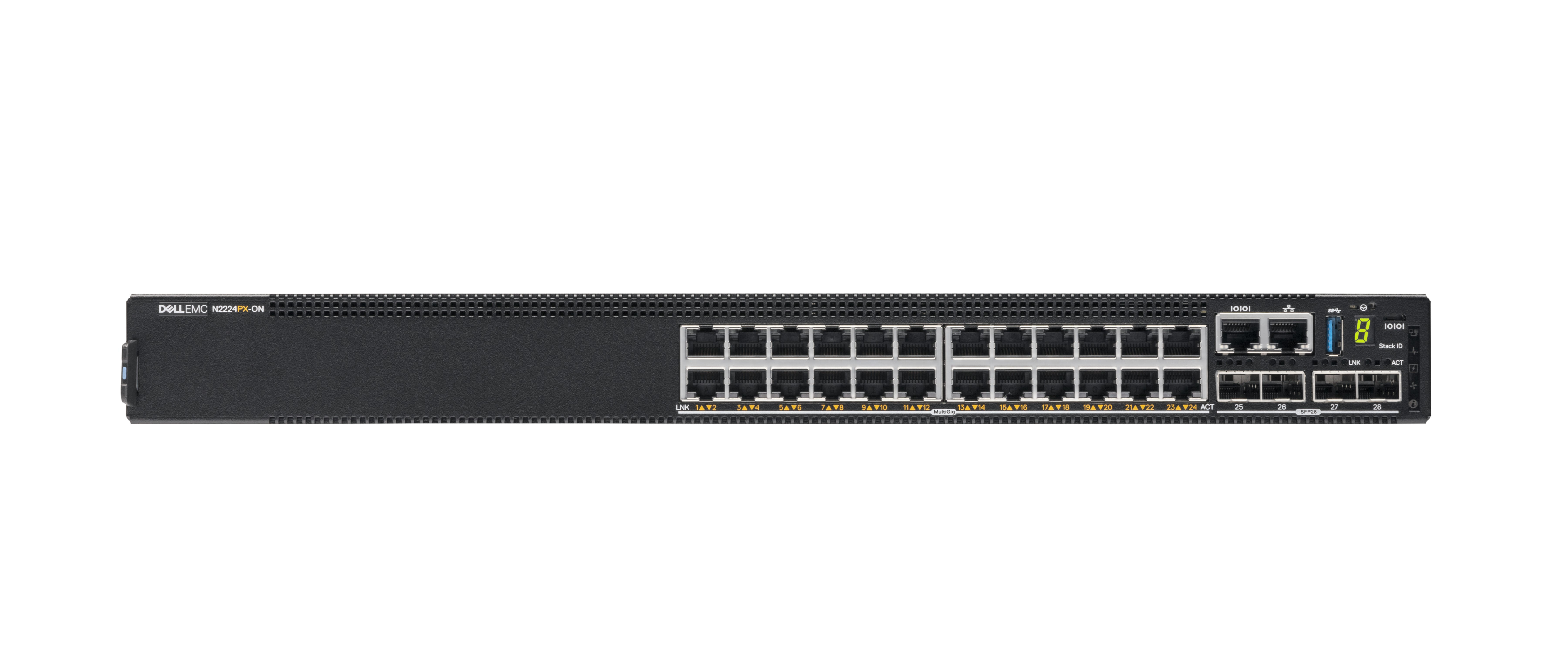 Dell N2224PX-ON Managed L3 Gigabit Ethernet (10/100/1000) Power over (PoE) 1U Black