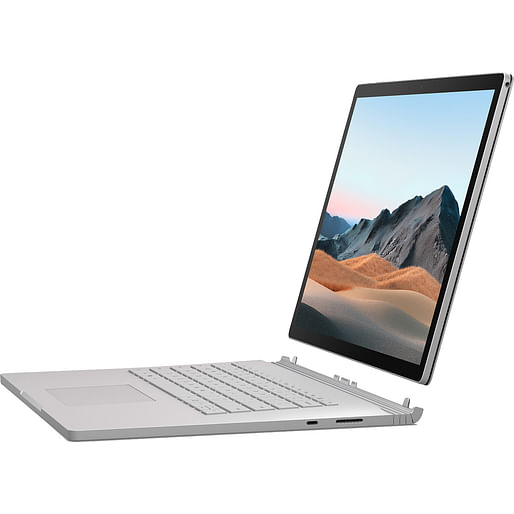 Microsoft Surface Book 3 Hybrid (2-in-1) 15" Laptop, QDR i7-1065G7, 32GB, 1TB SSD, RTX3000, Windows 10 Professional - Platinum