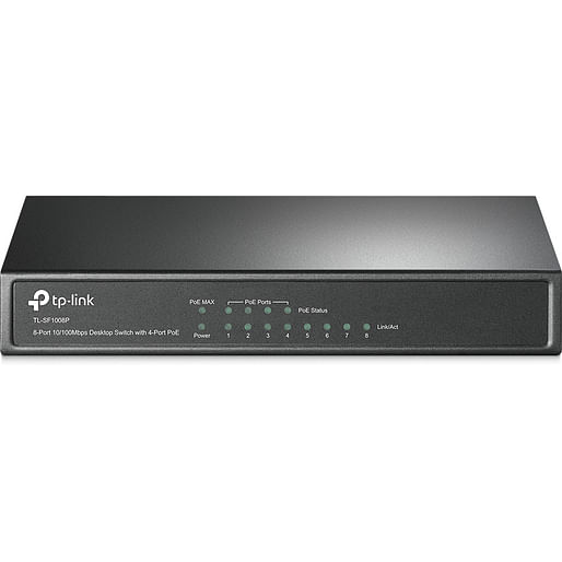 TP-Link SF1008P 8-Port 10/100Mbps Desktop Switch