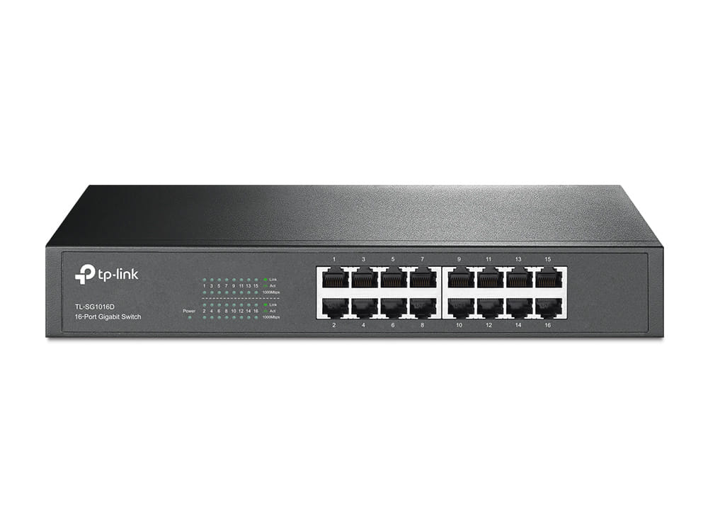 TP-Link SG1016D 16Port Gigabit Desktop/Rackmount Switch