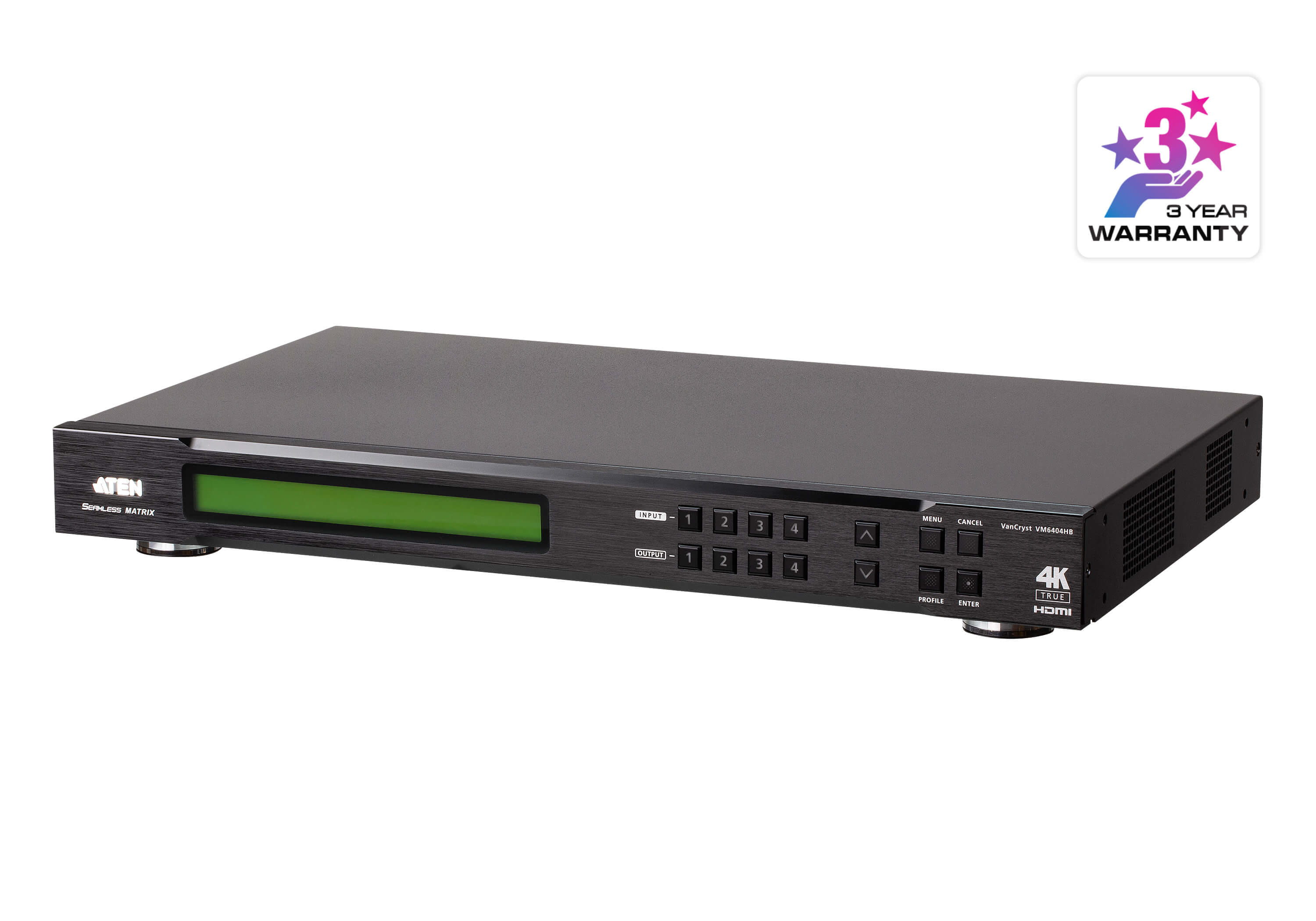 Aten 4x4 True 4K HDMI Matrix Switch With Scaler