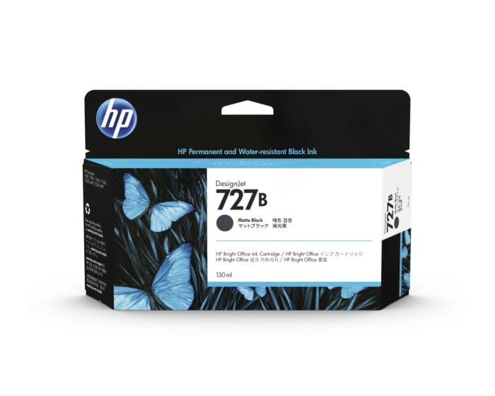HP 727B 130ml Matte Black Ink Cartridge
