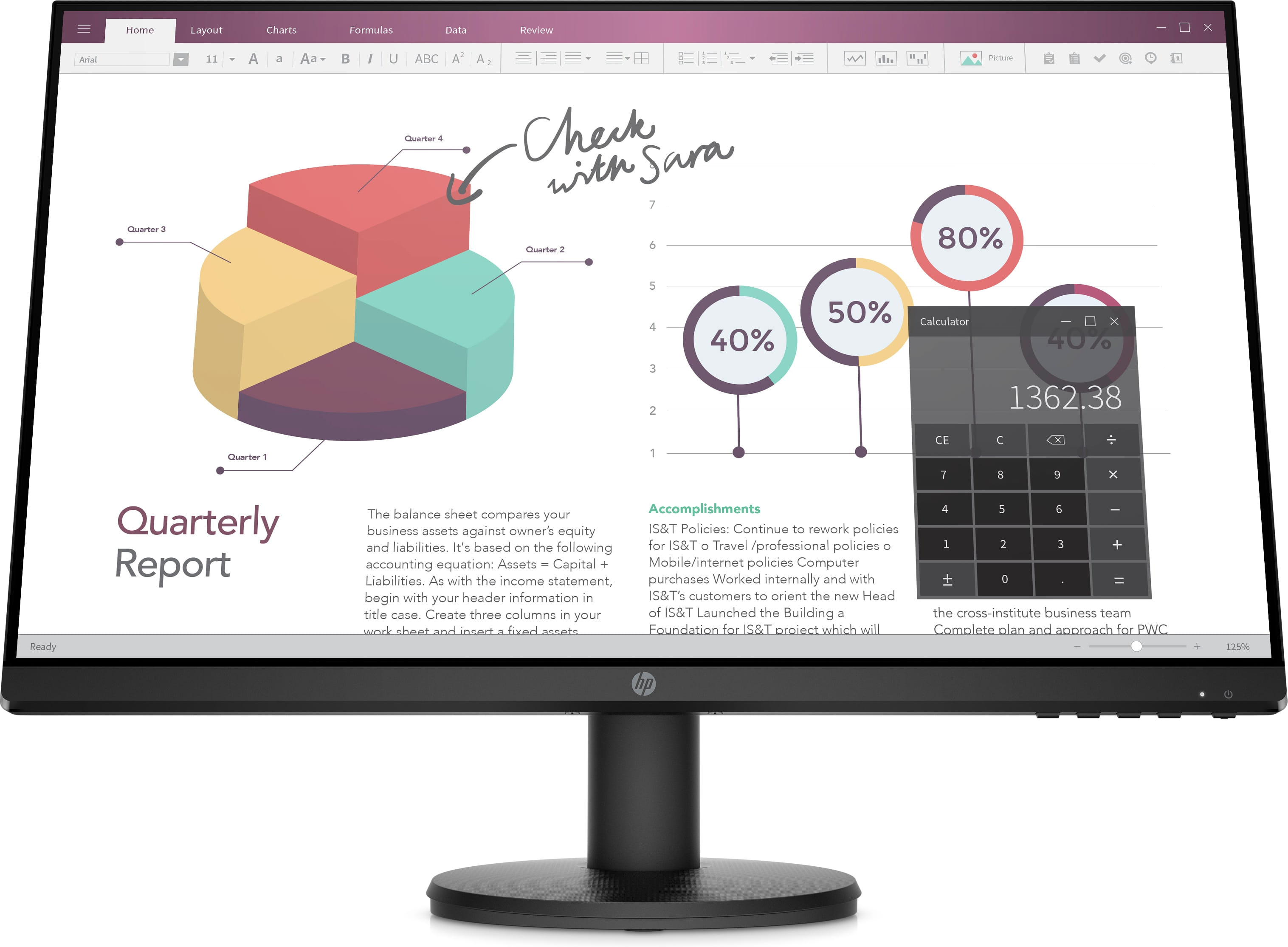 HP P24V G4 23.8" FHD IPS Low Blue Light Mode Monitor