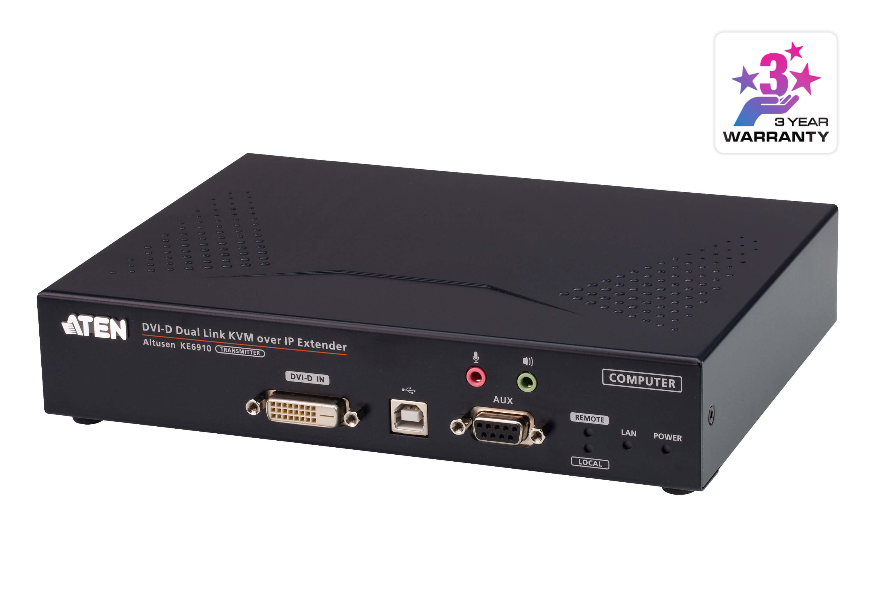 ATEN 2K DVI-D KVM Over IP Transmitter