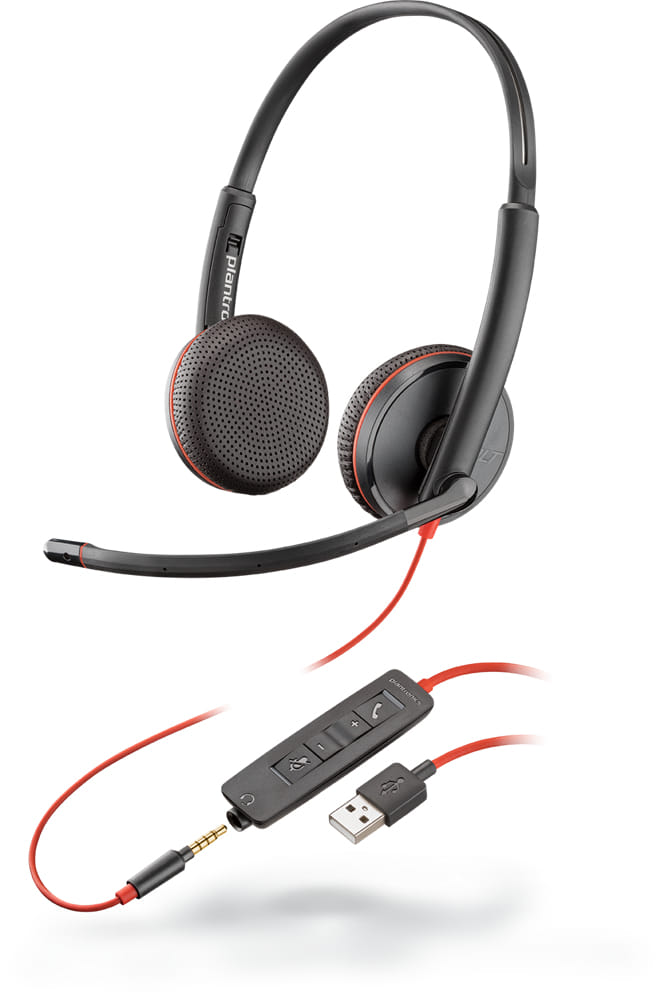 Poly BlackWire C3225 Headset Head-band Black