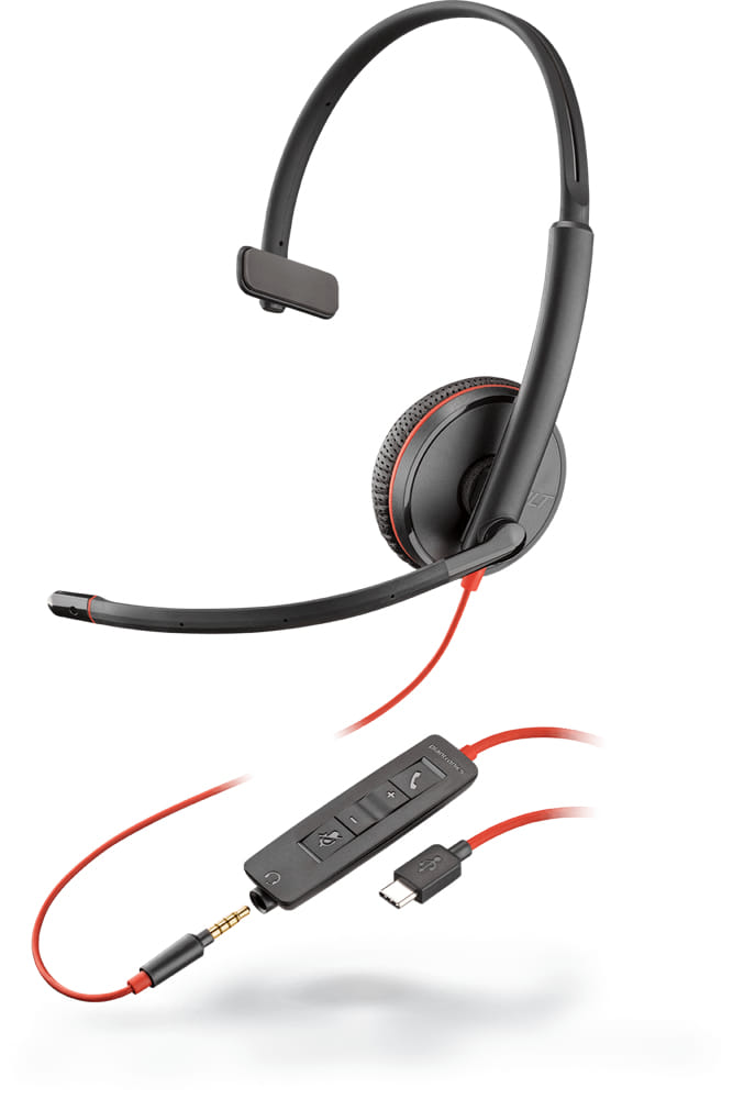 Poly BlackWire C3215 Headset Head-band Black