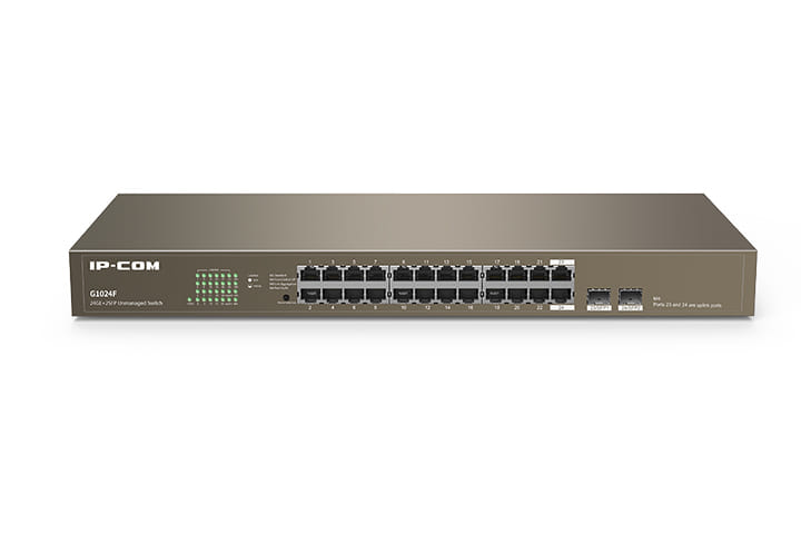 IP-COM 24 Port Gigabit Switch With 2 SFP Slots