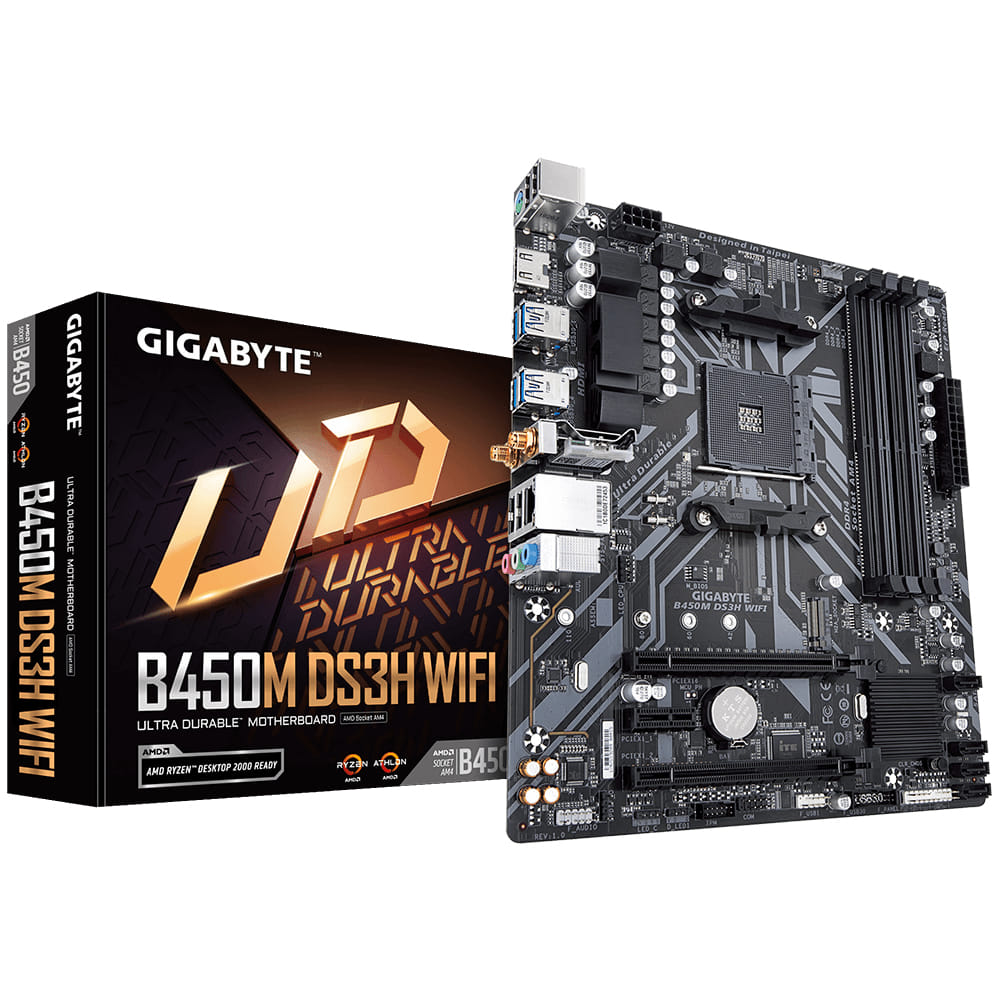 Gigabyte B450M DS3H Wi-Fi Motherboard
