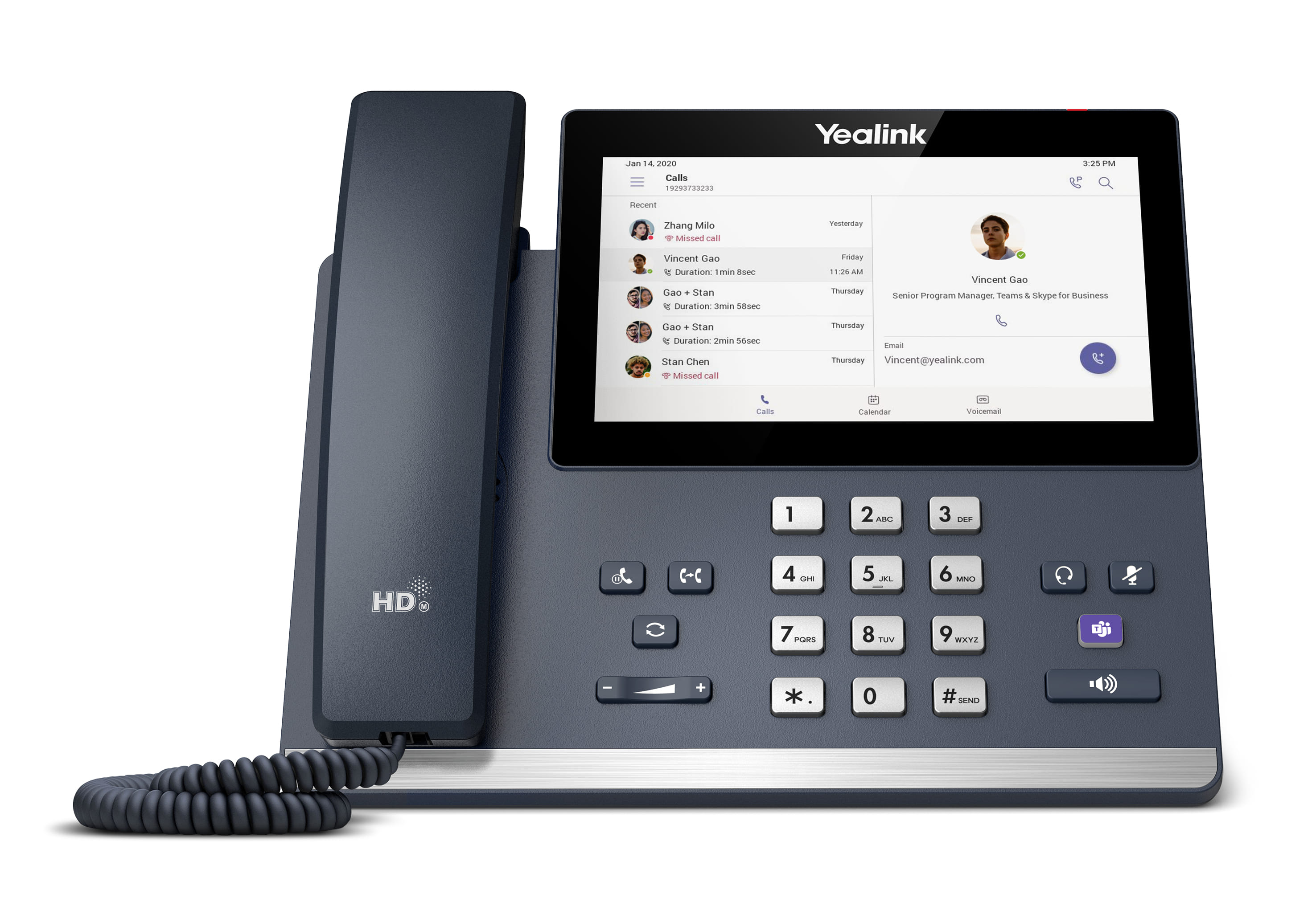 Yealink MP56 Business IP Phone, Skype For Business