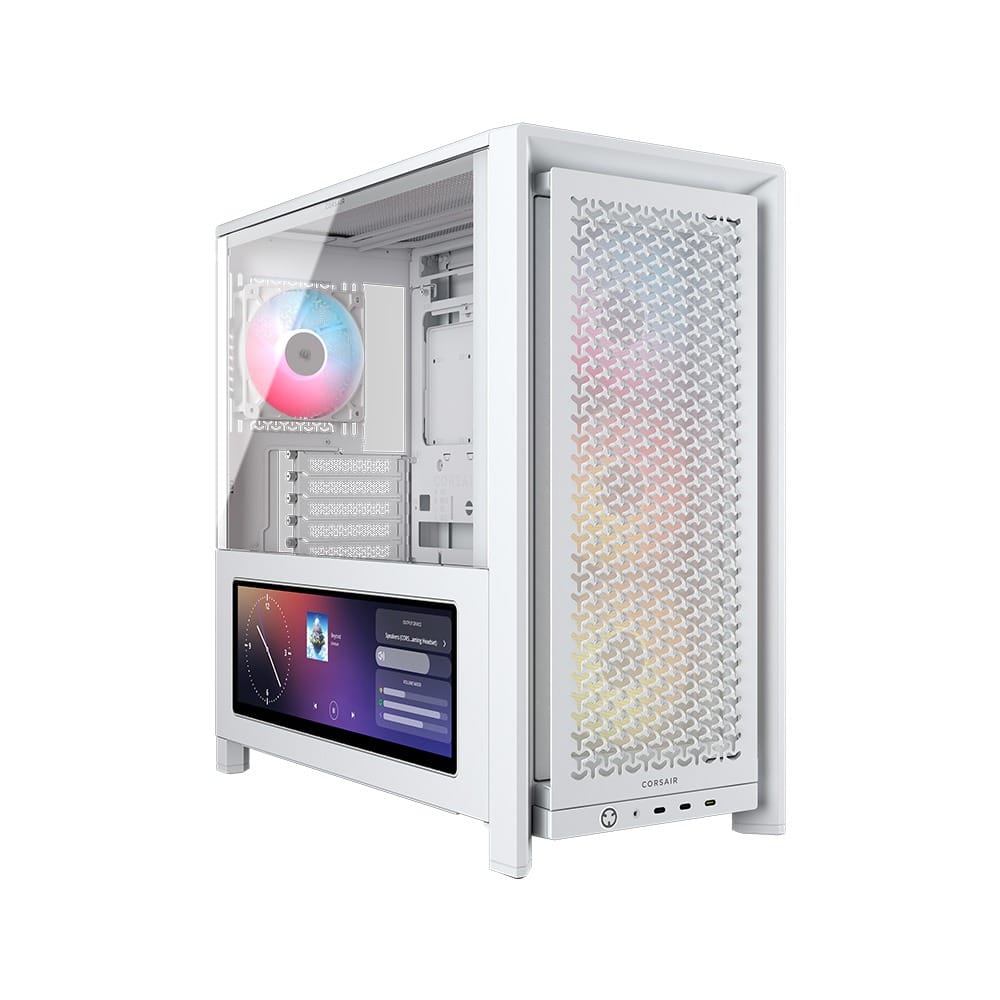 Corsair Frame 4000D LCD RS ARGB Mid-Tower Case  - White