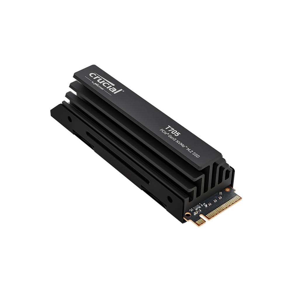 Crucial T705 1TB + HeatSink M.2 NVMe PCIe5 SSD