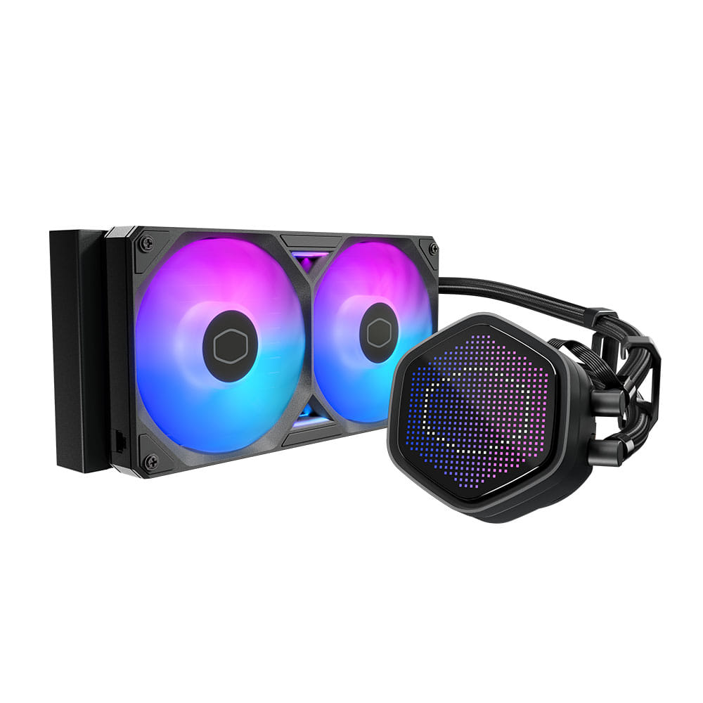 Cooler Master MasterLiquid  Atmos II Pixel LED CPU Cooler BLACK