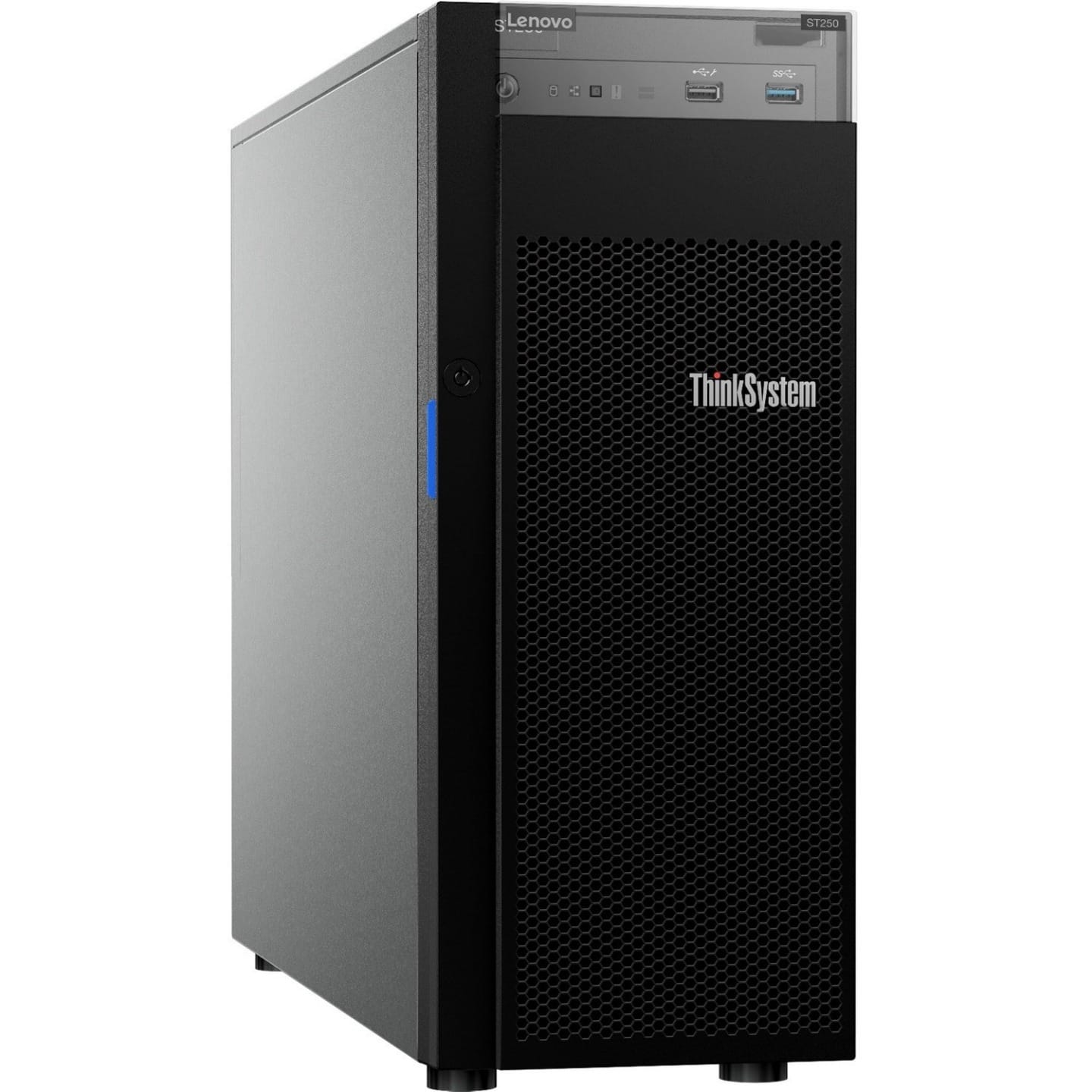 Lenovo ThinkSystem ST250 4U Xeon E-2144G 4+2C 71W 3.6GHz Tower Server