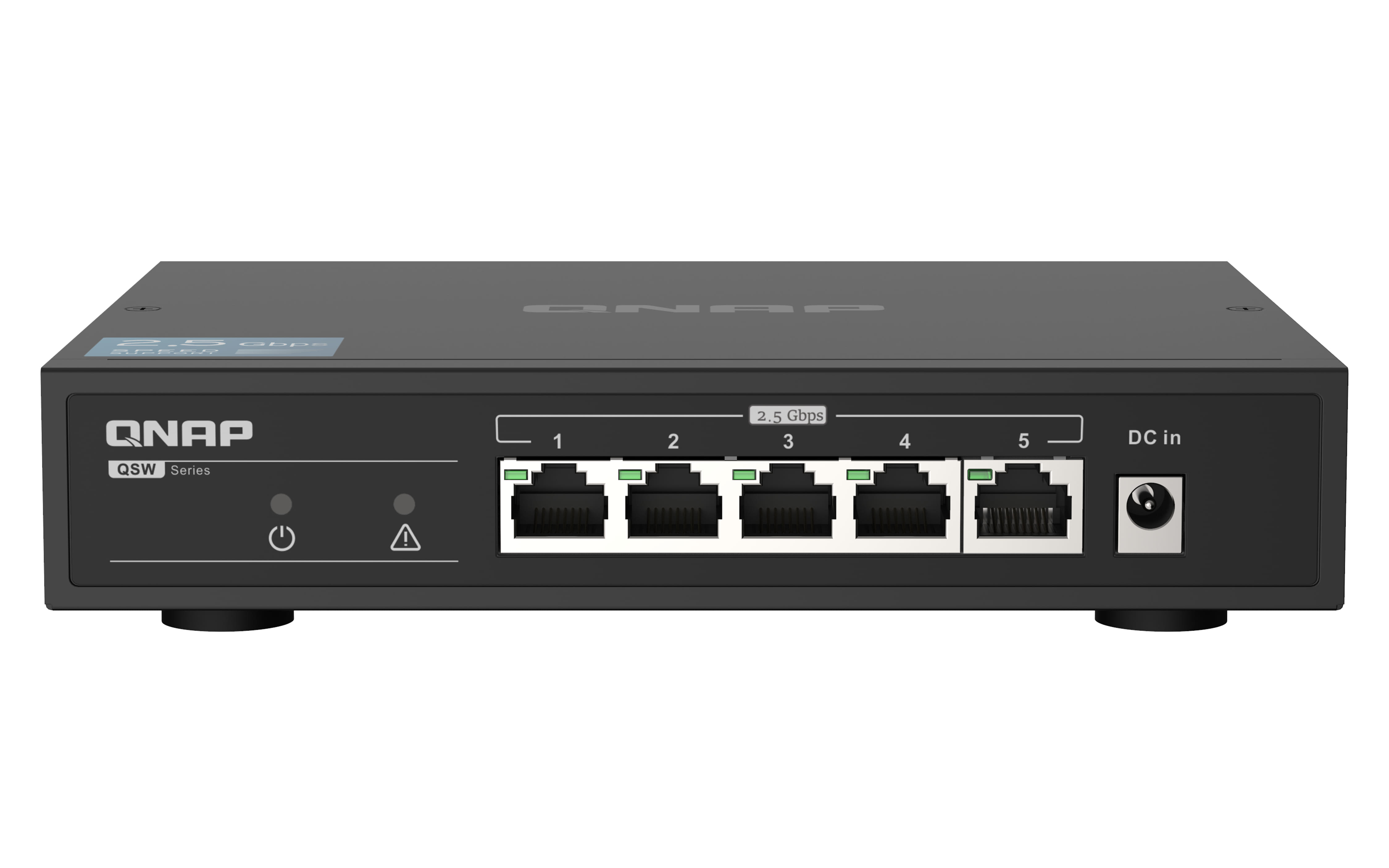 QNAP QSW-1105-5T 5-Port 2.5Gbps Auto Negotiation (2.5G/1G/100M) Unmanaged Switch