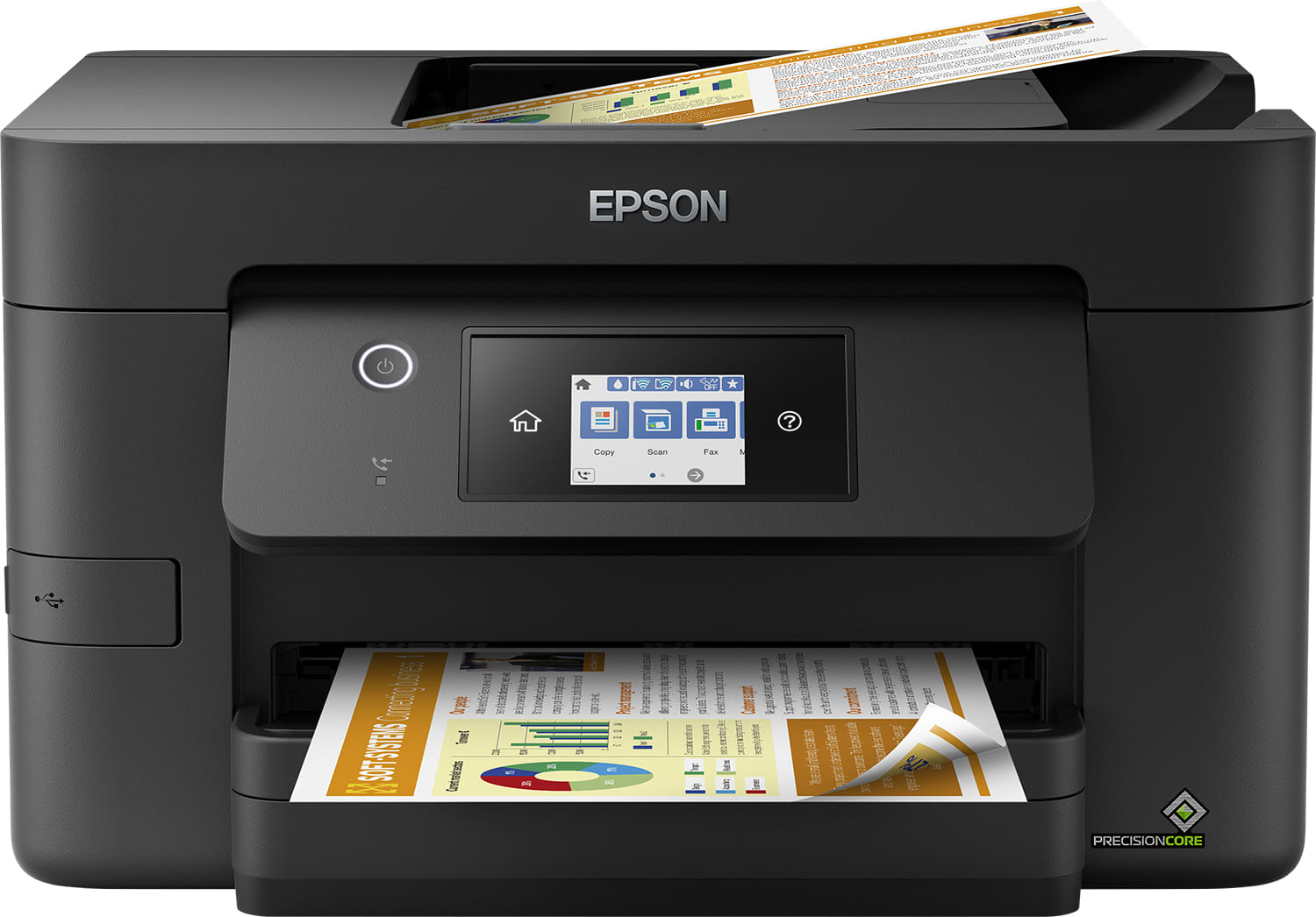 Epson Workforce WF-3825 Wireless Multi-Function Colour Inkjet Printer (Print/Copy/Scan/Fax)