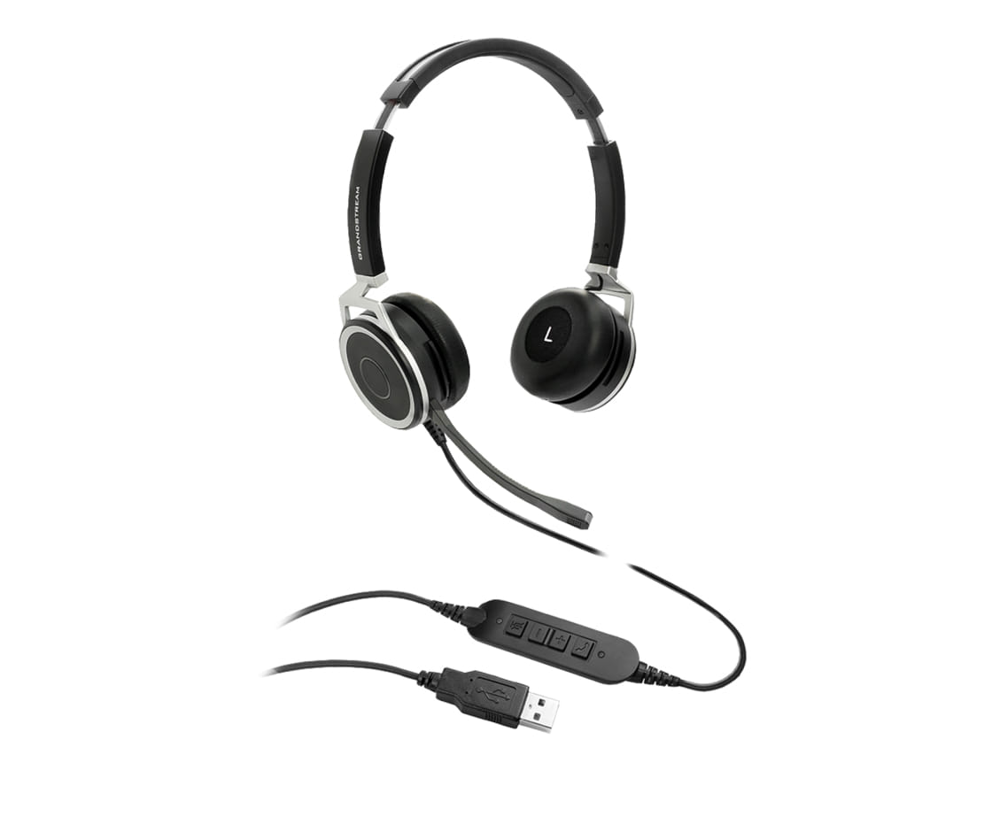 Grandstream Networks HeadPhones/Headset Head-band USB Type-A Black