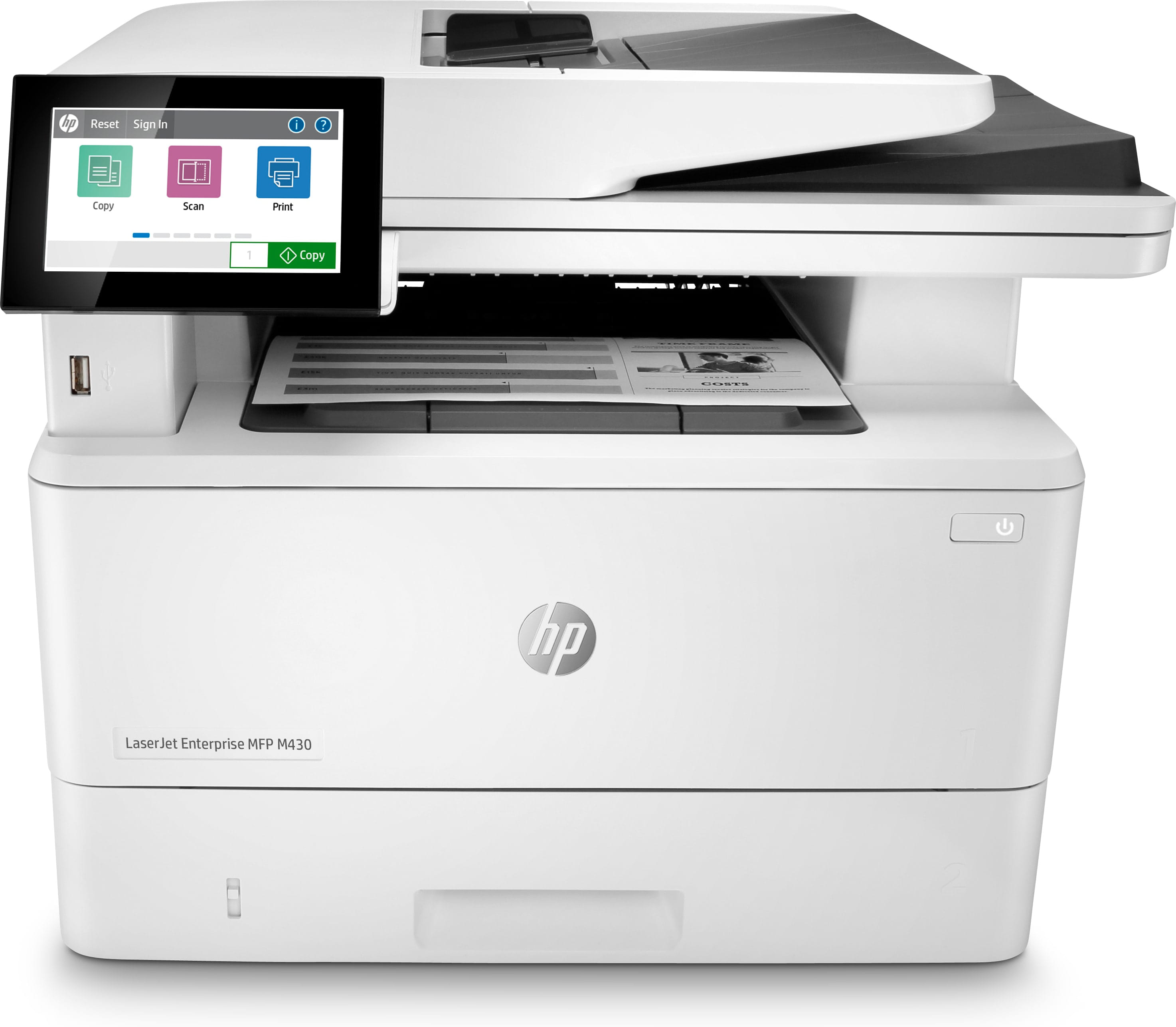 HP LaserJet Enterprise MFP M430f Thermal inkjet A5 600 x DPI 63 ppm