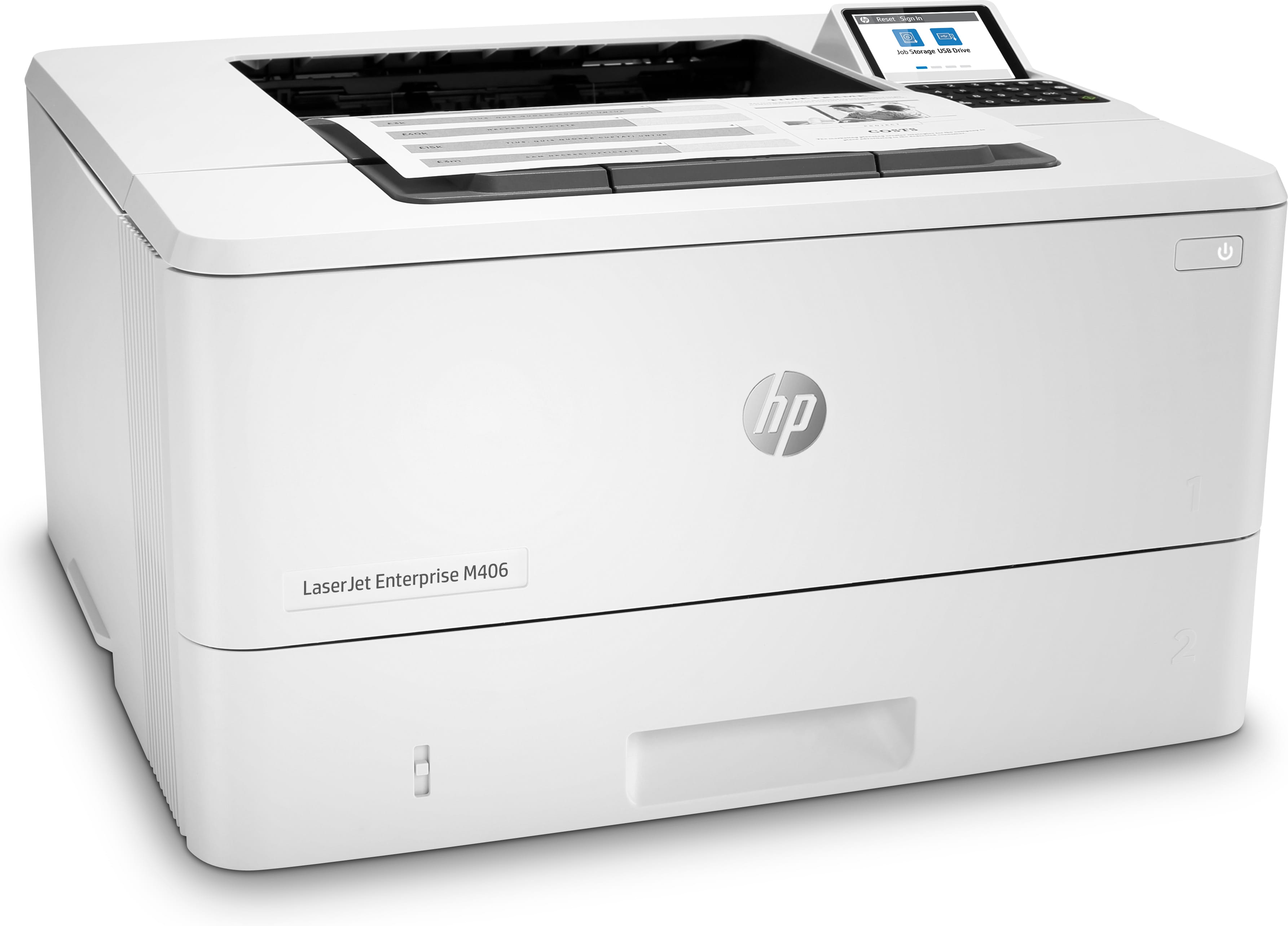 HP LaserJet Enterprise M406dn 1200 x DPI A4 Network Ready Printer