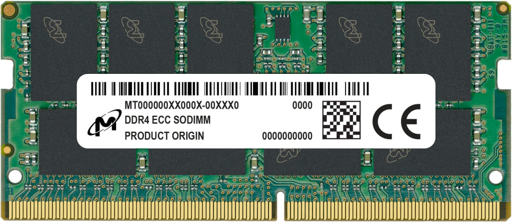 Micron 32GB DDR4-3200 ECC SODIMM Memory