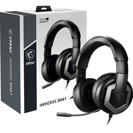 MSI Virtual 7.1 Surround Sound USB Gaming Headset (Speakers Installed by ONKYO)