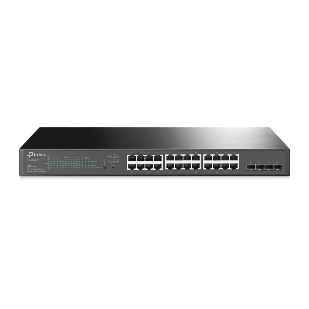 TP-LINK TL-SG2428P Network Switch Gigabit Ethernet (10/100/1000) Black Power Over Ethernet (PoE)