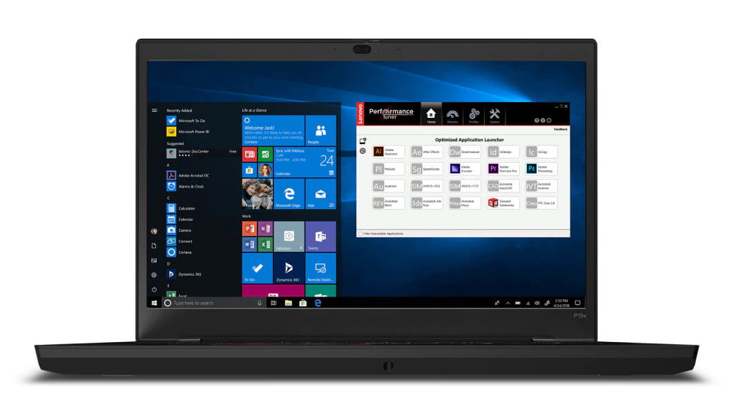 Lenovo ThinkPad P15v Mobile Workstation 15.6" i7, 16GB, 512GB SSD, Quadro P620, Windows 10 Pro