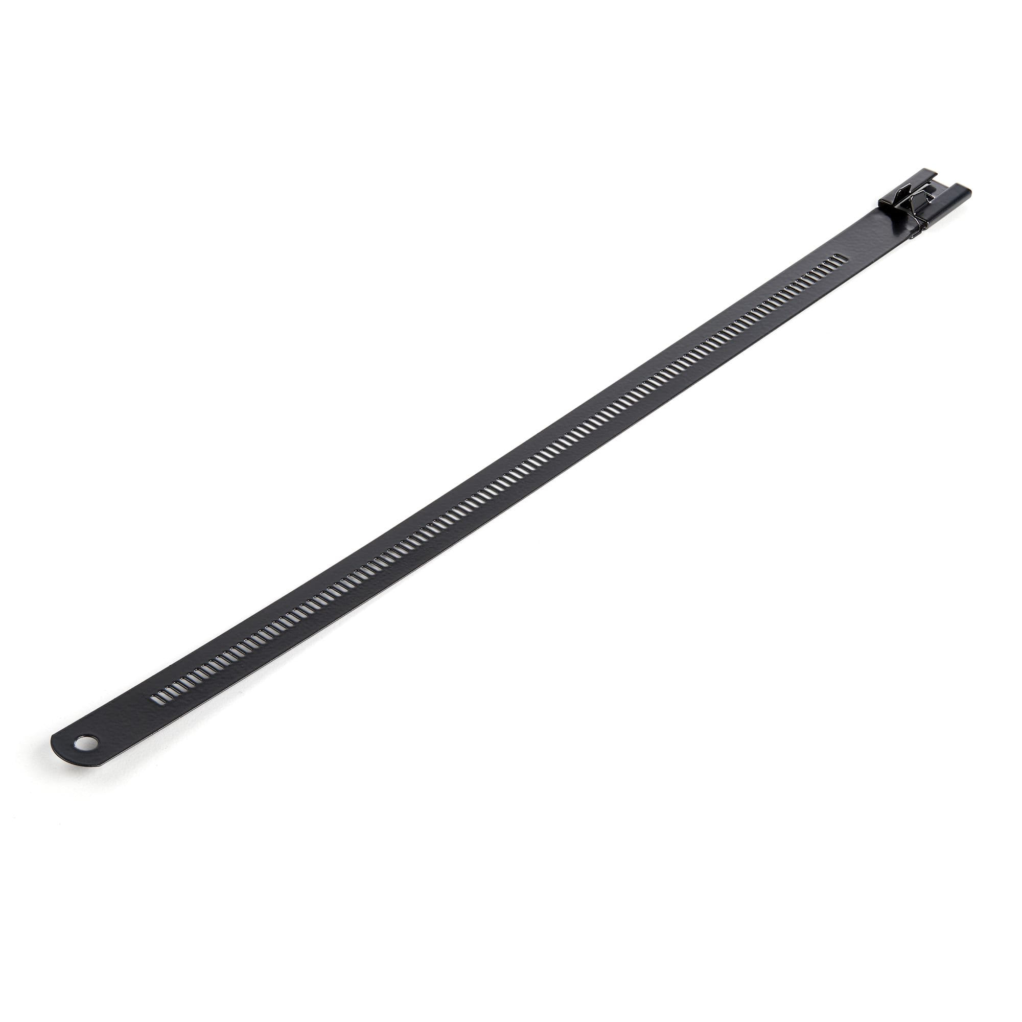 StarTech 50 Pack 9 inch Stainless Steel Cable Tie - Metal Zip Ties Nylon Coated DetecTable Strong for Computer Cable/Wire Management Self Locking Bulk TAA
