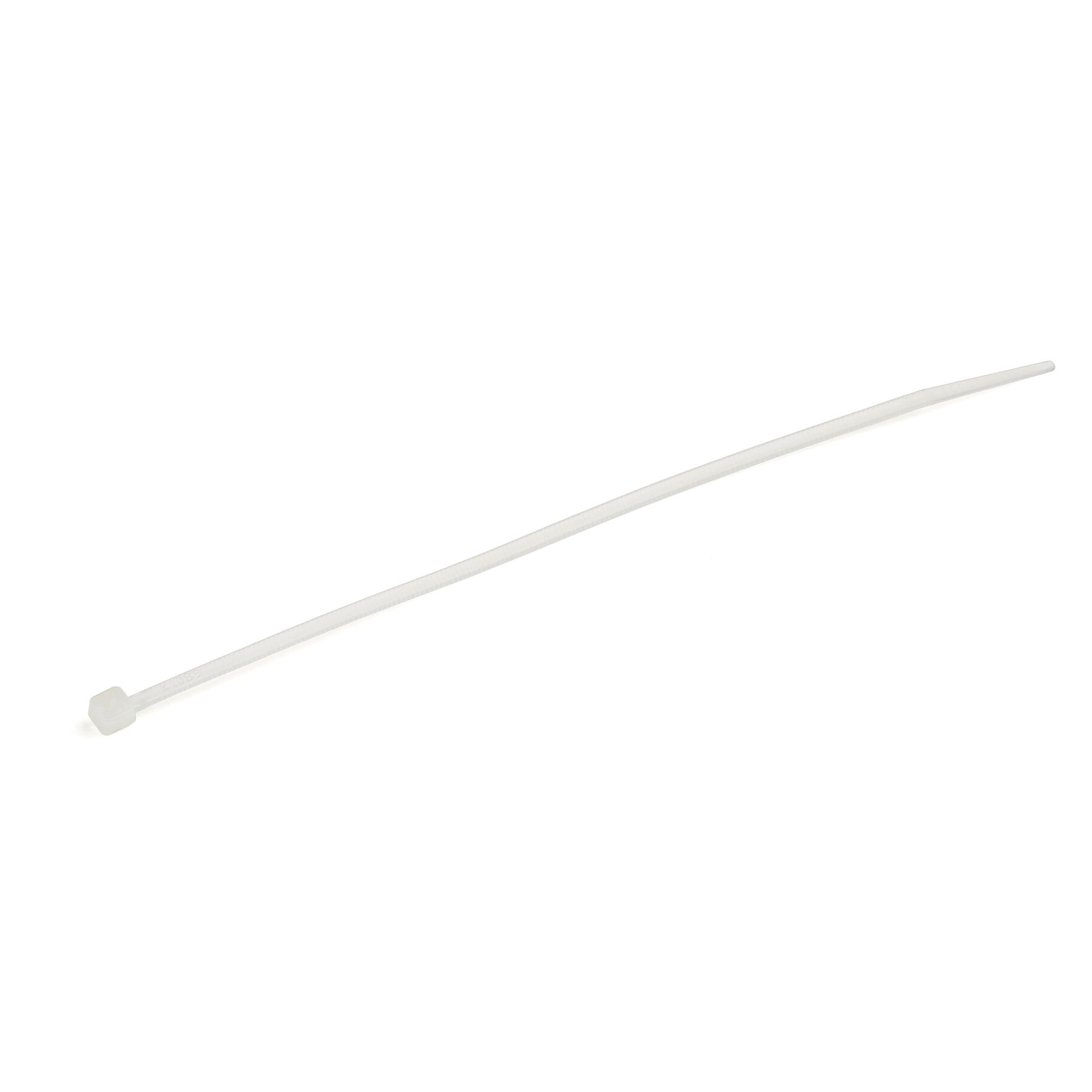 StarTech 1000 Pack 6" Cable Ties - White Medium Nylon/Plastic Zip Tie AdjusTable Electrical/Network Wraps/-40 to +85C Temp/94V-2 Fire & UL Rated TAA