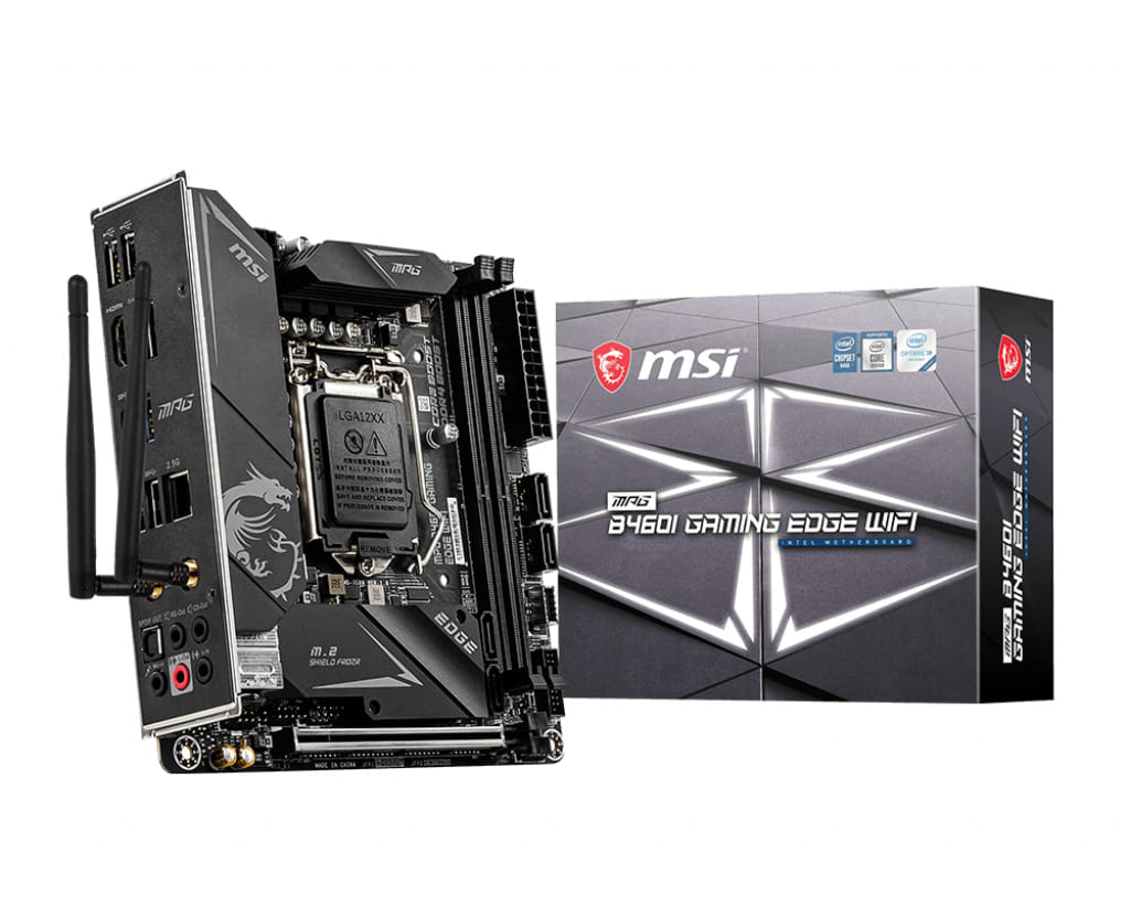 MSI MPG B460I Gaming Edge Wi-Fi Motherboard LGA 1200 miniITX