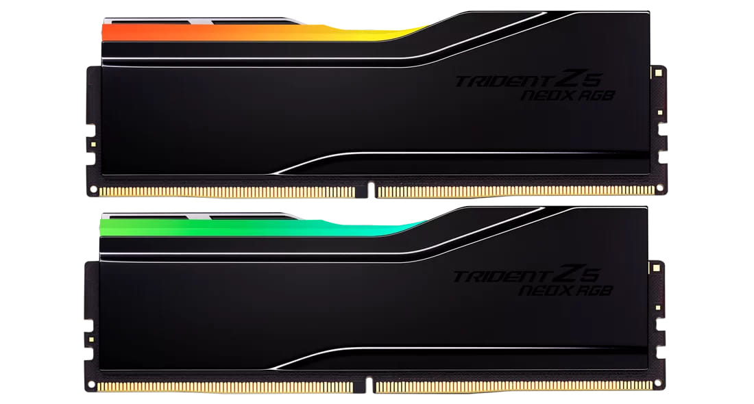 G.Skill Trident Z5 NeoX RGB F5-6000A2636H16GX2-TZ5NXRN 32GB (2x16GB) DDR5-6000 CL26 Memory - Black