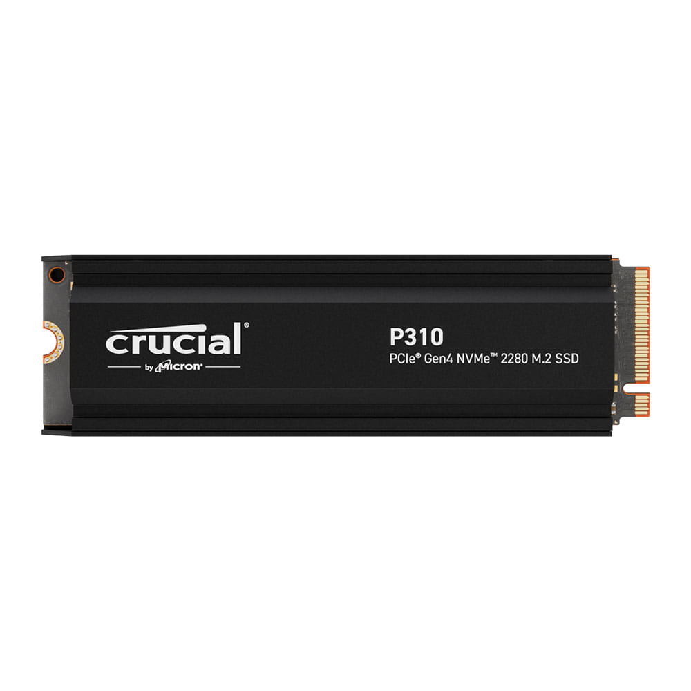 Crucial P310 4TB Gen4 2280 NVMe SSD Heatsink