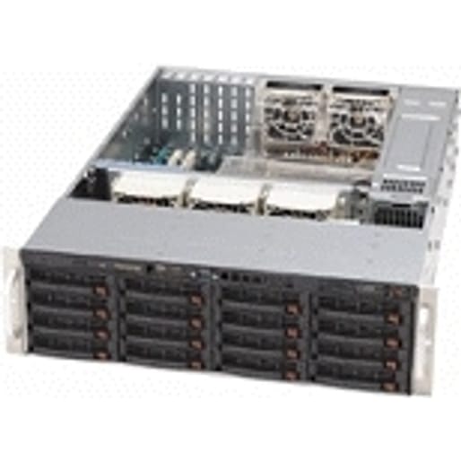 Supermicro Switch Rack Supermicro 3RU Rack Server 16x3.5