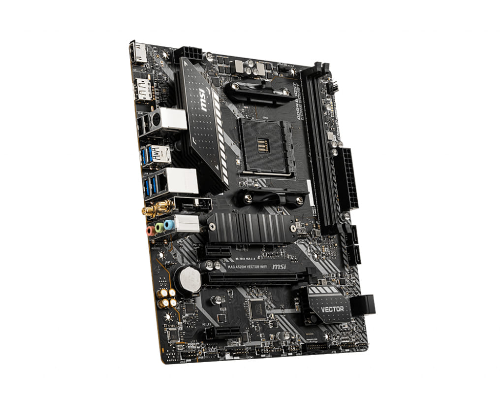 MSI MAG A520M VECTOR WIFI motherboard Socket AM4 micro ATX