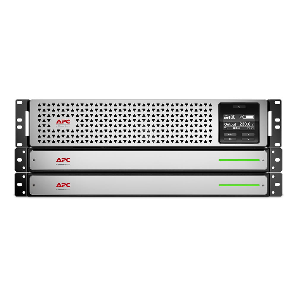 APC Smart-UPS On-Line, 3kVA, Rackmount 3U UPS with Network Card SRTL3000RMXLI-NC
