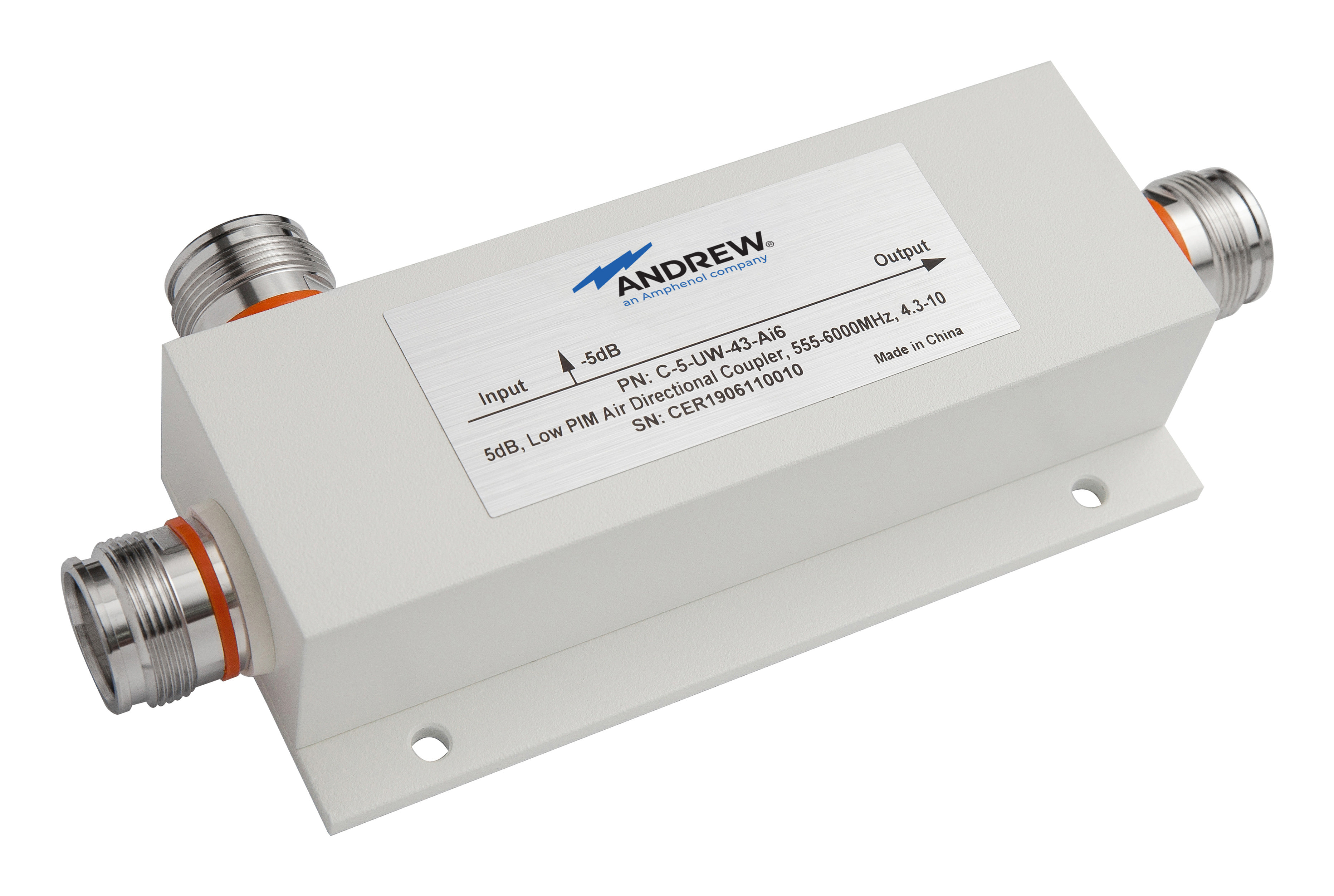 CommScope Dir Coupler 5 dB 555-6000 MHz 165dBc