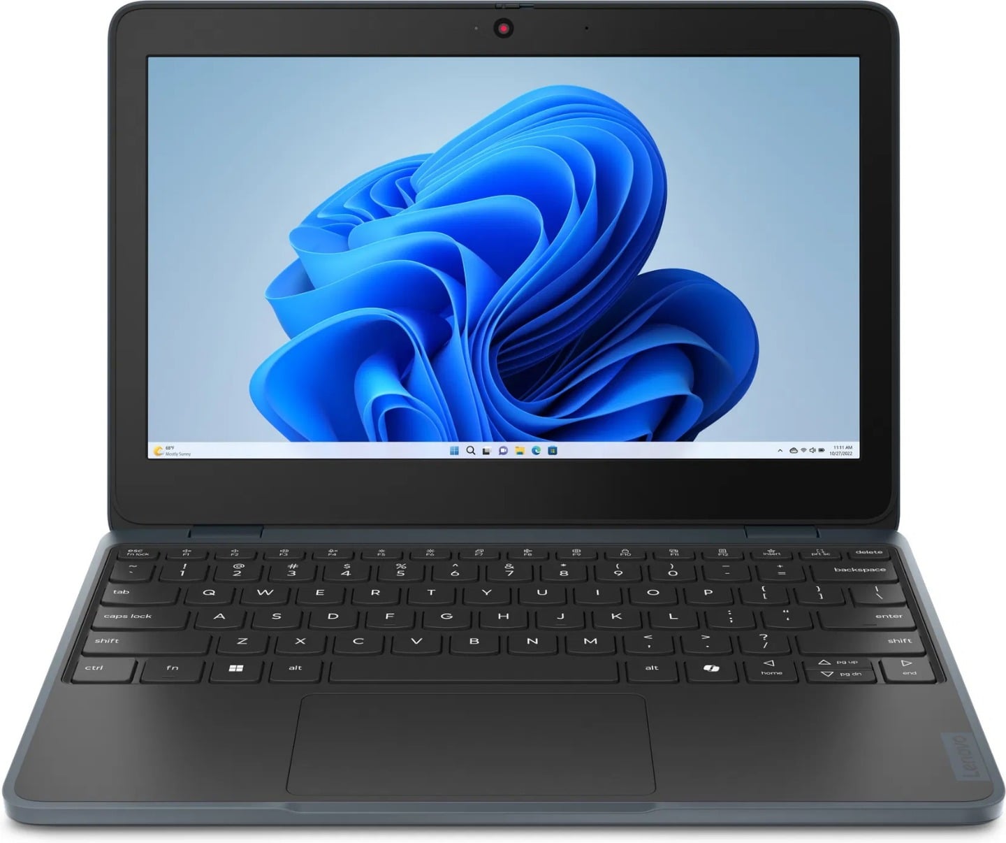 (Damaged Box) Lenovo EDU-100W Gen5 11.6" HD Laptop, N250, 8GB RAM, 128GB eMMC, Windows 11 Pro
