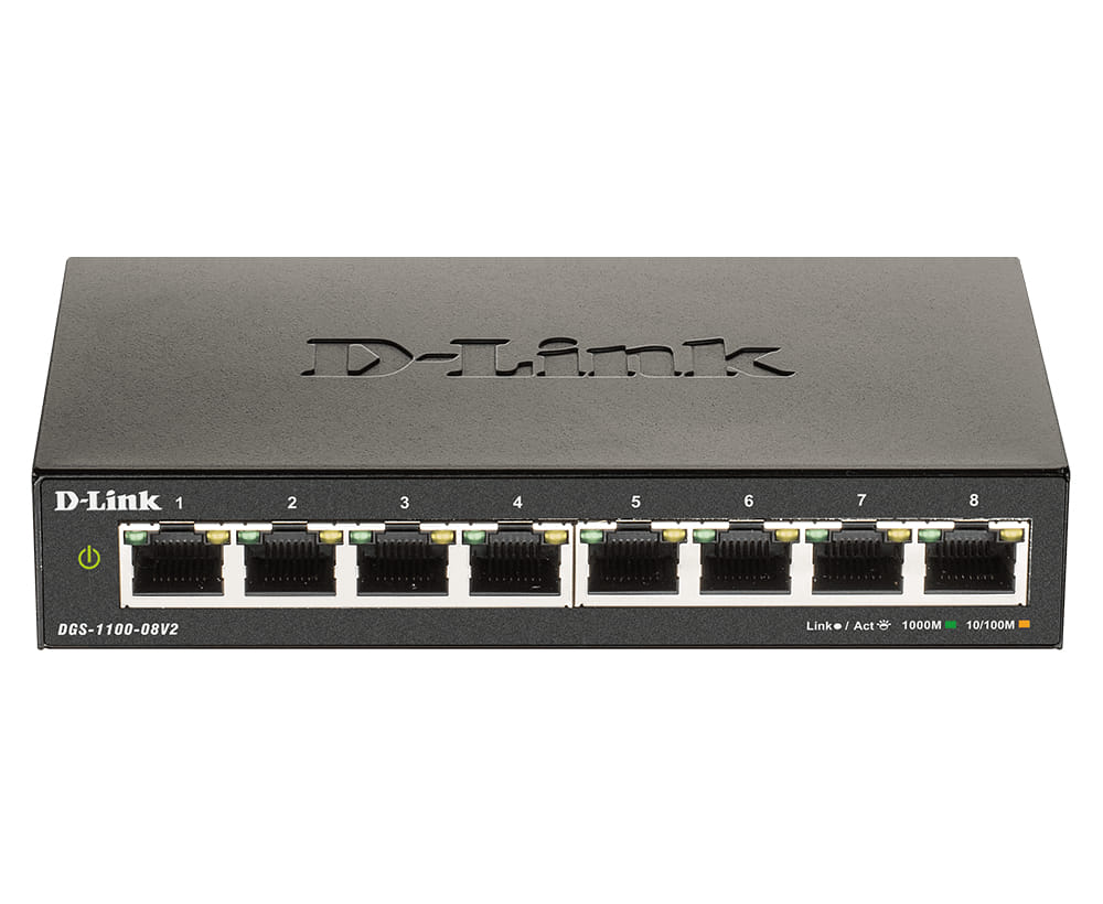 D-Link Network switch Managed Gigabit Ethernet (10/100/1000) Black