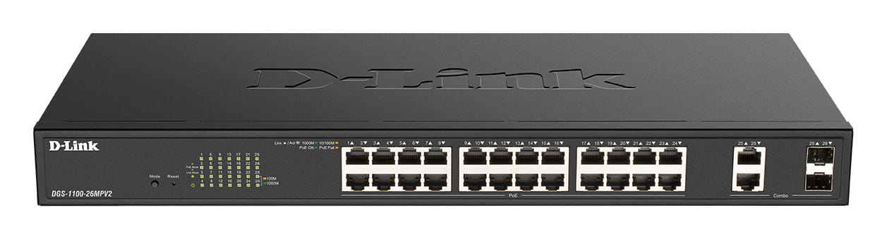 D-Link 26-Port PoE Gigabit Smart Managed Switch