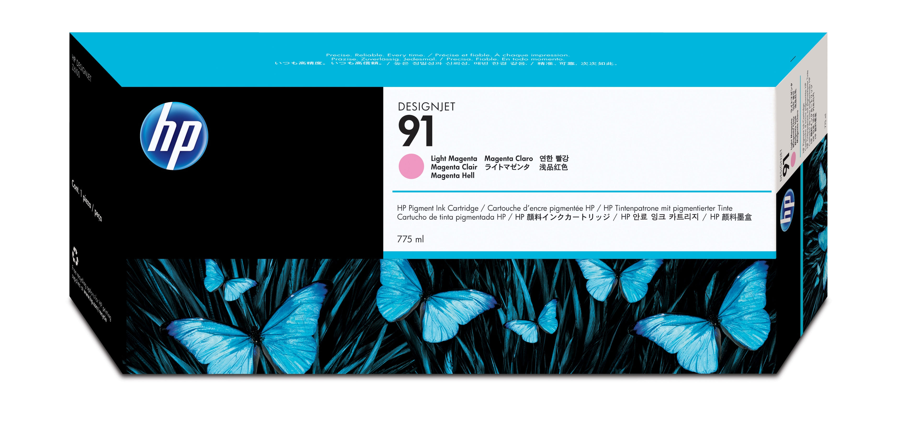 HP 91 775ml Light Magenta Ink Cartridge