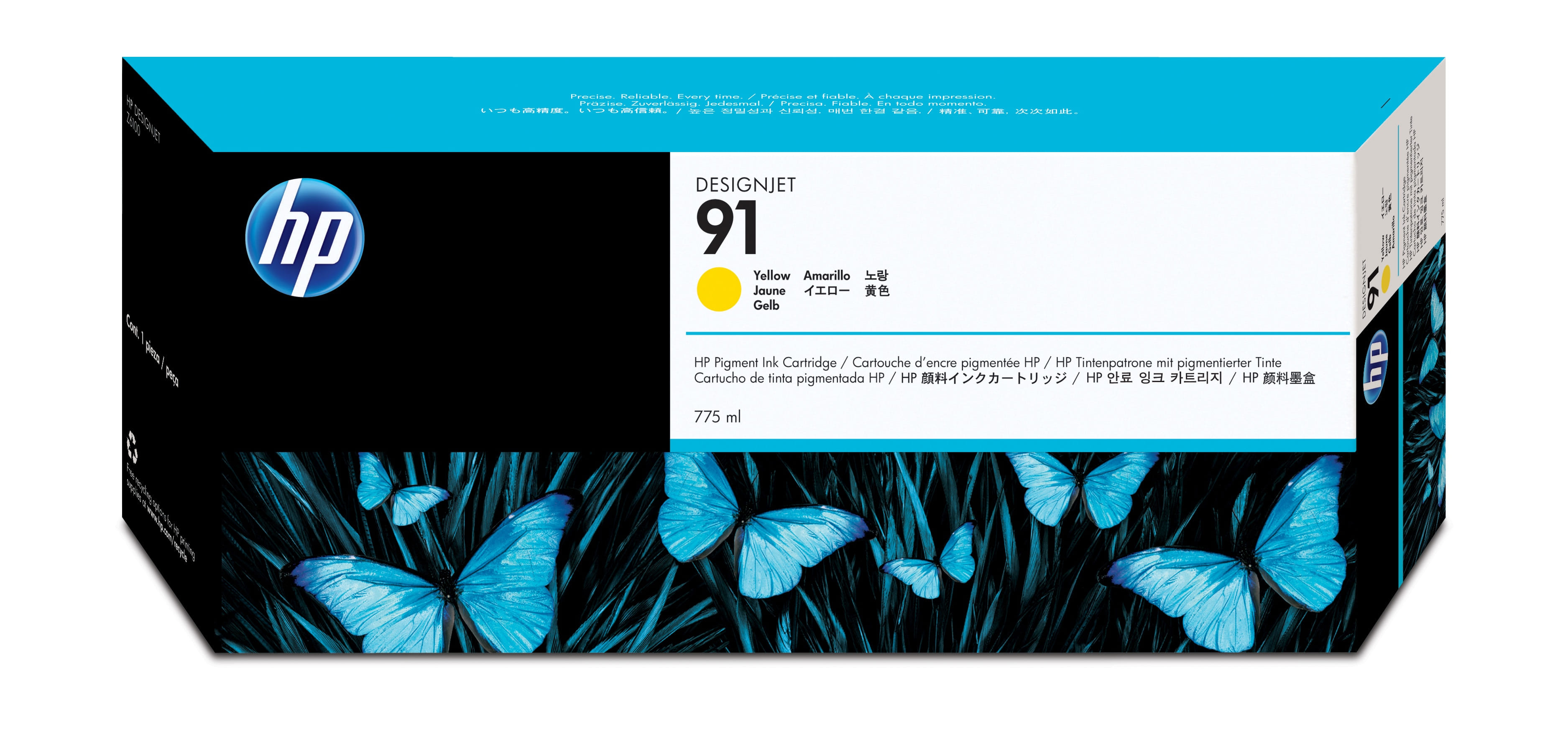 HP 91 775ml Yellow Ink Cartridge