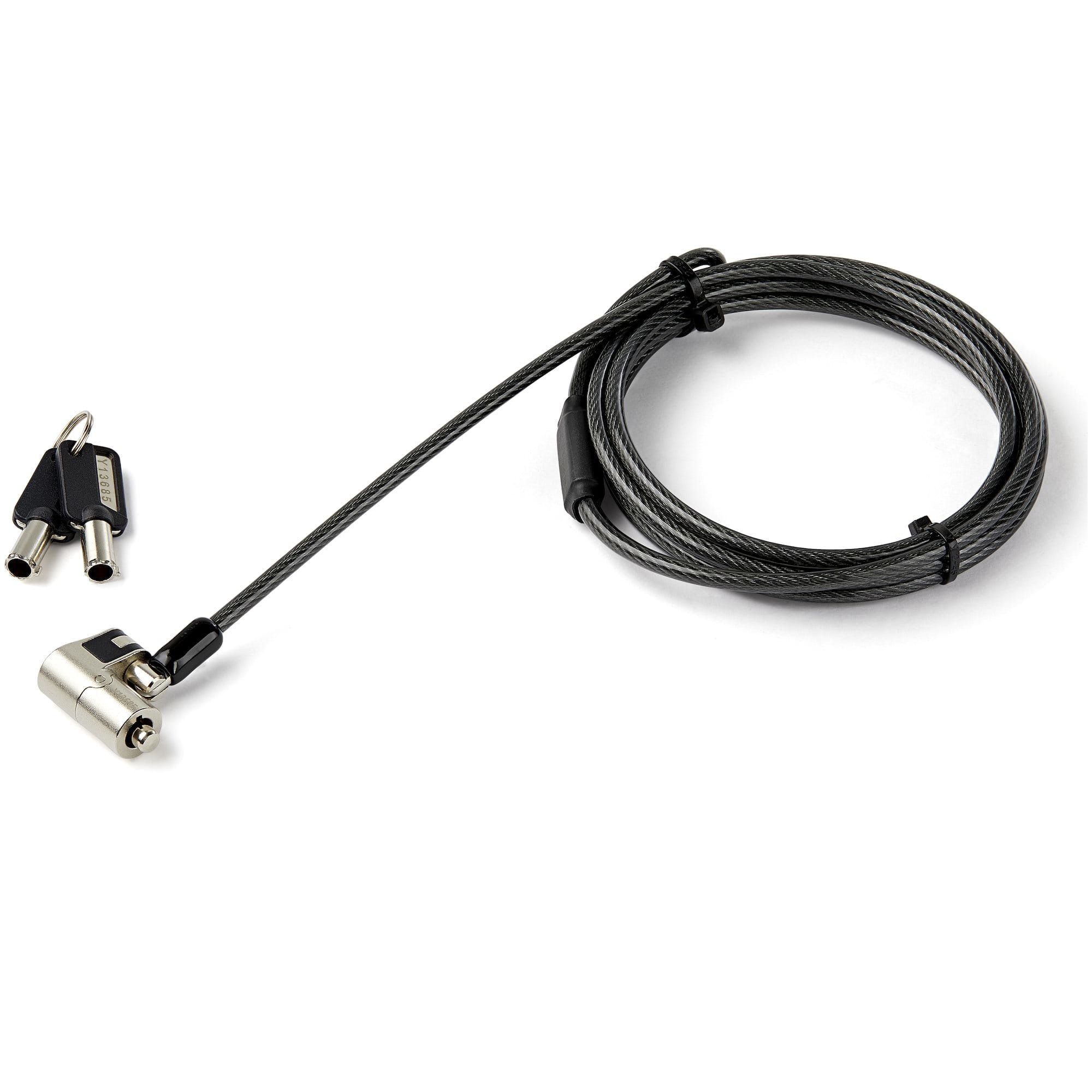 StarTech 6 (2m) 3-in-1 Universal Laptop Cable Lock